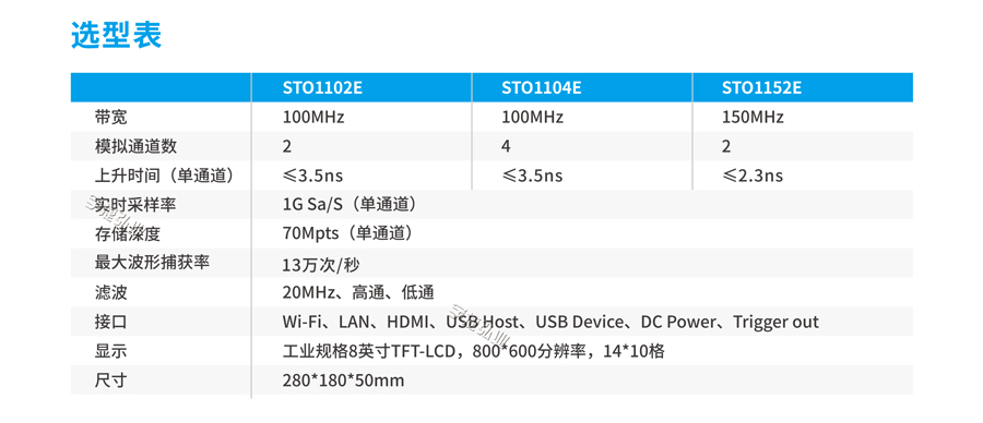 宇捷弘业智能示波器STO1000E-2