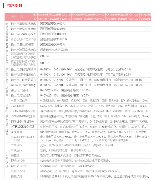 宇捷弘业爱科赛博高精度可编程直流电源PDC系列