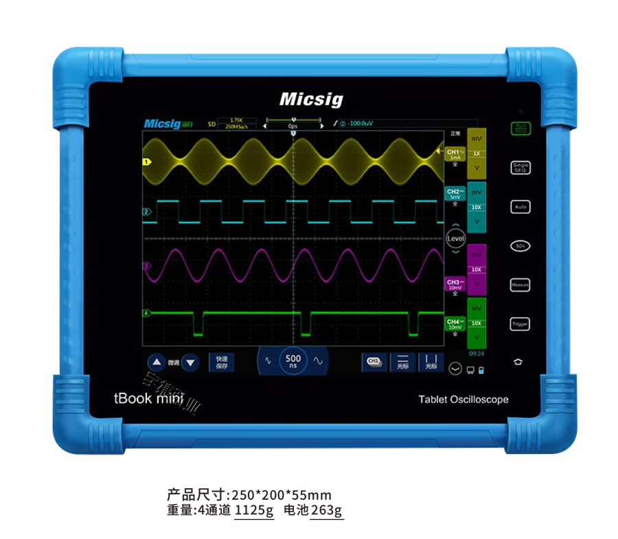 麦科信Micsig ETO1000系列 平板示波器 tBookmini