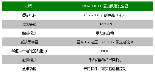 三相周波跌落发生器EMS61000-11C大功率