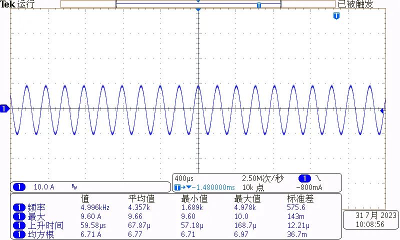 双极性恒流源HY-BPC系列5kHz频率带宽波形宇捷弘业