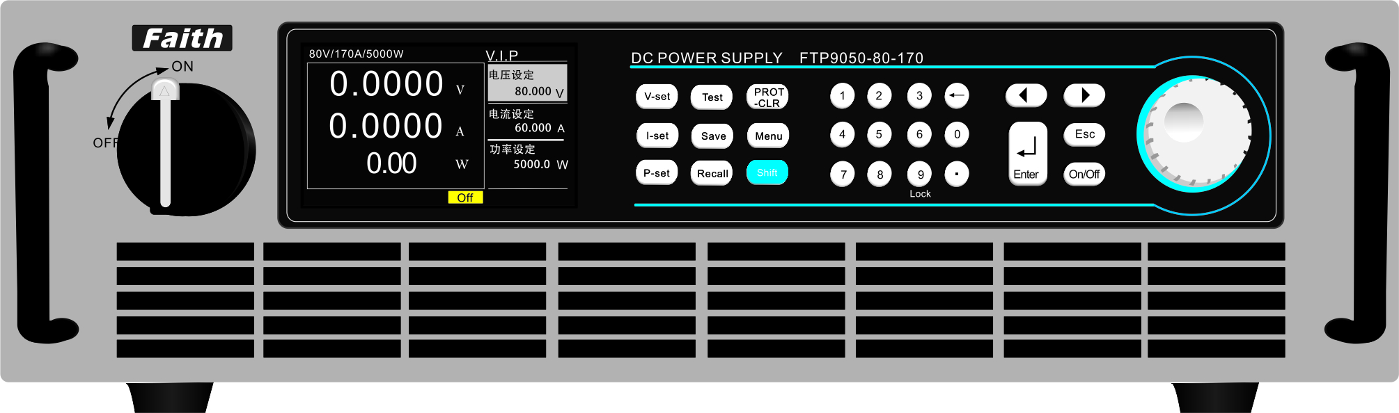 宽范围大功率可编程直流电源FTP9000宇捷弘业